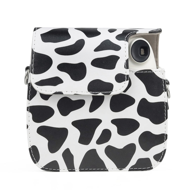Milk Cow Full Body PU Leather Case Camera  Bag with Strap for FUJIFILM instax mini 7+ - Camera Accessories by buy2fix | Online Shopping UK | buy2fix