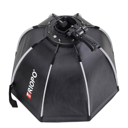 TRIOPO KS2-65 65cm Fast Loading Speedlite Flash Octagon Parabolic Softbox Diffuser (Black) - Camera Accessories by TRIOPO | Online Shopping UK | buy2fix