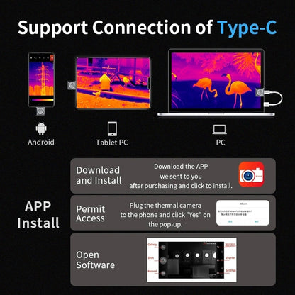 InfiRay T2L Type-C Phone Infrared Thermal Imager Monocular Hunting Detector Night Vision Camera - Consumer Electronics by InfiRay | Online Shopping UK | buy2fix