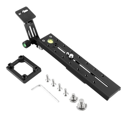 BEXIN VR-220 220mm Length Aluminum Alloy Extended Quick Release Plate for Manfrotto / Sachtler (Black) - Camera Accessories by BEXIN | Online Shopping UK | buy2fix
