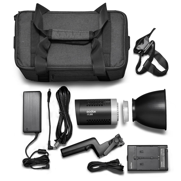 Godox ML60 60W LED Light 5600K Video Studio Flash Light(US Plug) - Camera Accessories by Godox | Online Shopping UK | buy2fix