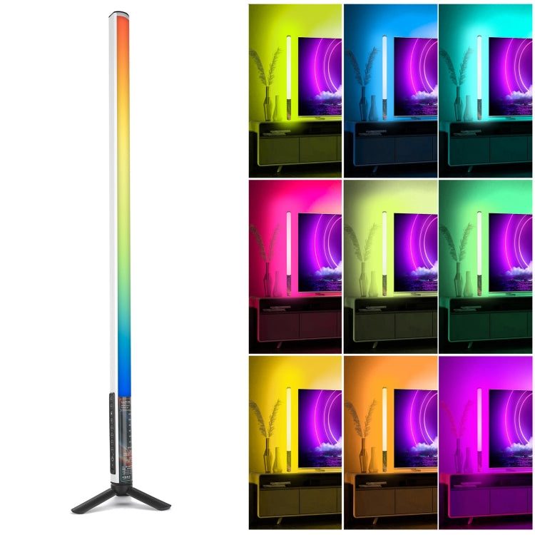 LUXCeO Mood1 85cm RGB Colorful Atmosphere Rhythm LED Stick Handheld Video Photo Fill Light with Tripod - Camera Accessories by LUXCeO | Online Shopping UK | buy2fix