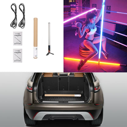 LUXCeO Mood1 50cm RGB Colorful Atmosphere Rhythm LED Stick Handheld Video Photo Fill Light with Tripod -  by LUXCeO | Online Shopping UK | buy2fix