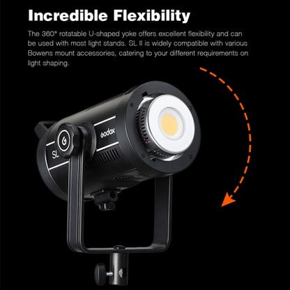 Godox SL150II 150W 5600K Daylight-balanced LED Light Studio Continuous Photo Video Light(US Plug) - Camera Accessories by Godox | Online Shopping UK | buy2fix