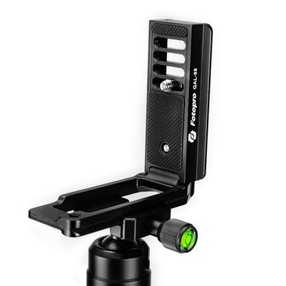 Fotopro QAL-88 2 in 1 Vertical Shoot 1 / 4 inch  Quick Release L Plate Bracket Base Holder(Black) - Camera Accessories by Fotopro | Online Shopping UK | buy2fix