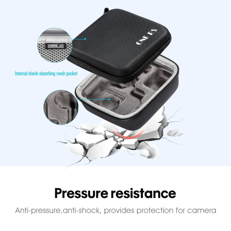 For Insta360 ONE RS STARTRC Camera PU Carry Case(Black) - DJI & GoPro Accessories by buy2fix | Online Shopping UK | buy2fix