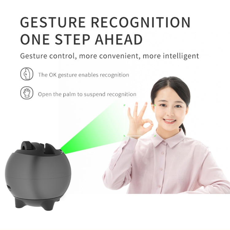 Q9 Al Gesture Recognition Two Axis Follow-up Cloud Platform(Gun Metal) - Tripod Heads by buy2fix | Online Shopping UK | buy2fix