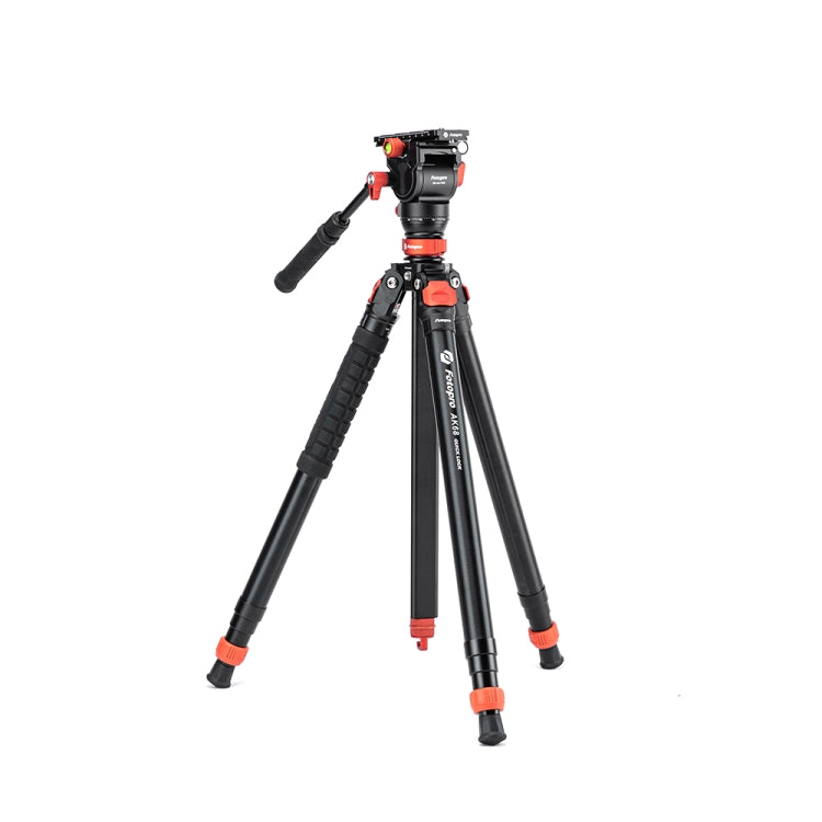 Fotopro AK68 Heavy Duty Fluid Head Tripod Automatic Quick Lock Tripod - Tripods by Fotopro | Online Shopping UK | buy2fix