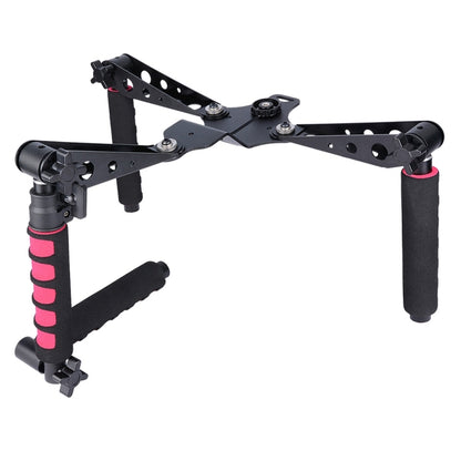 YELANGU D6-2 Rig I Multifunctional Handles Camera Shoulder Mount for DSLR Camera / Video Camera(Red) - Camera Accessories by YELANGU | Online Shopping UK | buy2fix