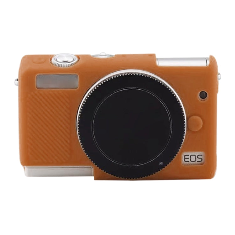 Soft Silicone Protective Case for Canon EOS M200 (Brown) - Camera Accessories by buy2fix | Online Shopping UK | buy2fix