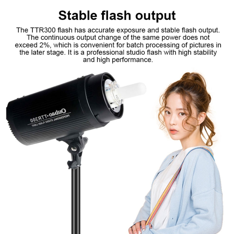 TRIOPO Oubao TTR300W Studio Flash with E27 150W Light Bulb - Camera Accessories by TRIOPO | Online Shopping UK | buy2fix