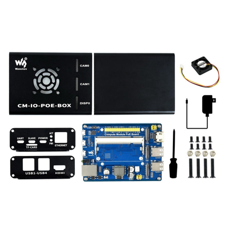 Waveshare Mini-Computer for Raspberry Pi CM(UK Plug) - Consumer Electronics by buy2fix | Online Shopping UK | buy2fix
