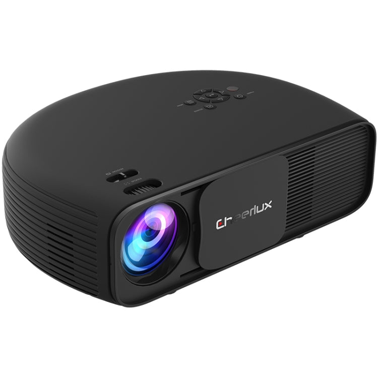 Cheerlux CL760 3600 Lumens 1280x800 720P 1080P HD Android Smart Projector, Support HDMI x 2 / USB x 2 / VGA / AV(Black) - Consumer Electronics by Cheerlux | Online Shopping UK | buy2fix