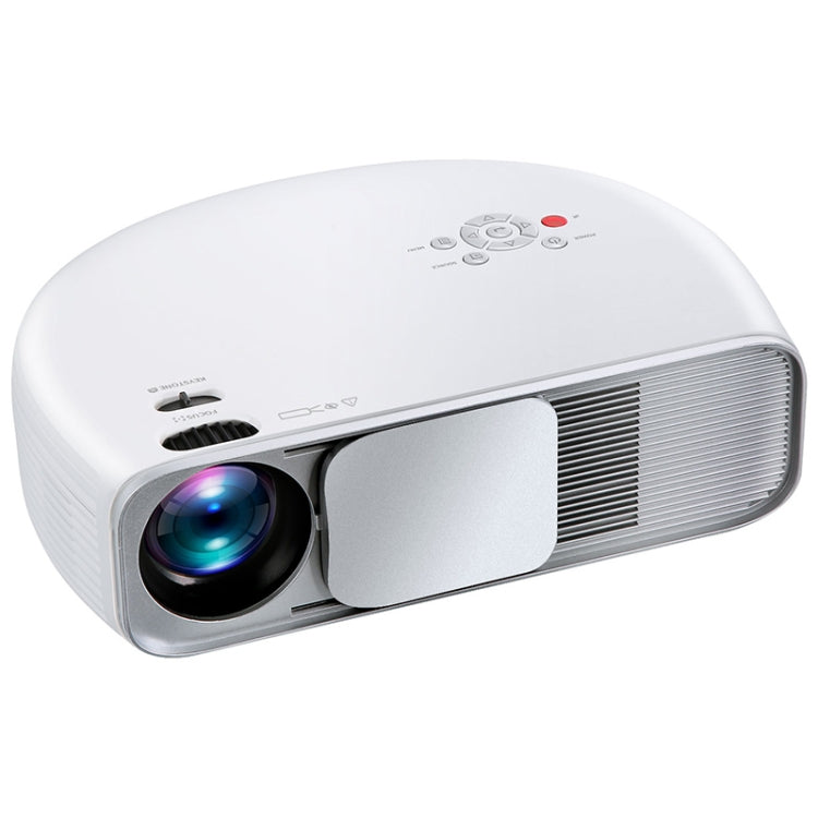 Cheerlux CL760 4000 Lumens 1920x1080 1080P HD Smart Projector, Support HDMI x 2 / USB x 2 / VGA / AV(White) - LED Projector by Cheerlux | Online Shopping UK | buy2fix