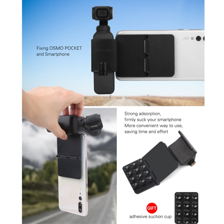 Sunnylife OP-ZJ062 Folding Sucker Holder + Tripod + Extension Rod for DJI OSMO Pocket - DJI & GoPro Accessories by Sunnylife | Online Shopping UK | buy2fix