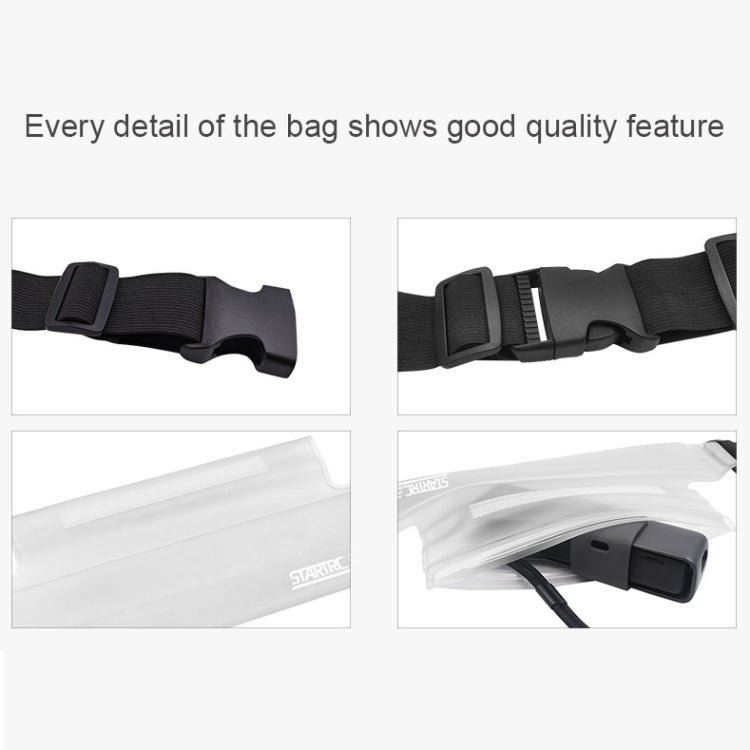 STARTRC Portable Frosted Transparent Waterproof Waist Pack Storage Bag for DJI Osmo Pocket / Action - DJI & GoPro Accessories by STARTRC | Online Shopping UK | buy2fix