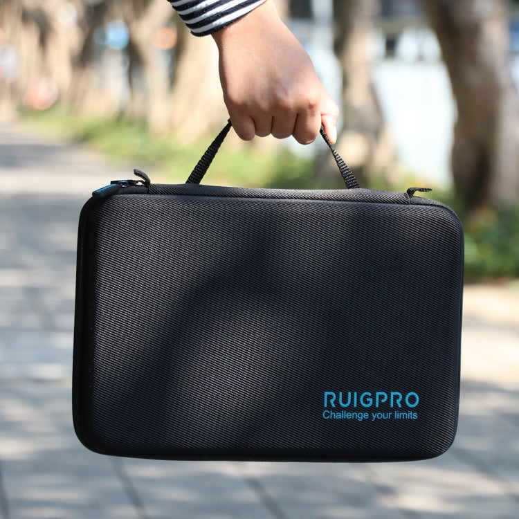 RUIGPRO Oxford Waterproof Storage Box Case Bag for DJI OSMO Pocket Gimble Camera / OSMO Action, Size: 30.2x20.8x7.2cm (Black) - Case & Bags by RUIGPRO | Online Shopping UK | buy2fix