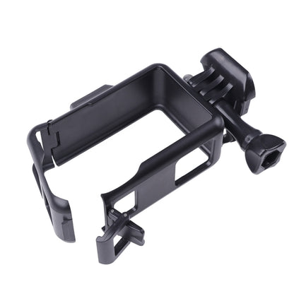 For DJI Osmo Action 3 Vertical Plastic Protective Frame Cage with Cold Shoes (Black) - DJI & GoPro Accessories by buy2fix | Online Shopping UK | buy2fix