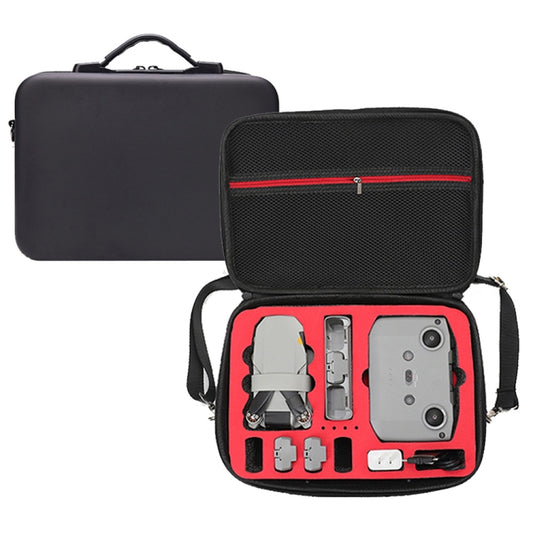 For DJI Mini 2 SE Shockproof Carrying Hard Case Shoulder Bag, Size: 29 x 19.5 x 10cm (Black Red) - DJI & GoPro Accessories by buy2fix | Online Shopping UK | buy2fix