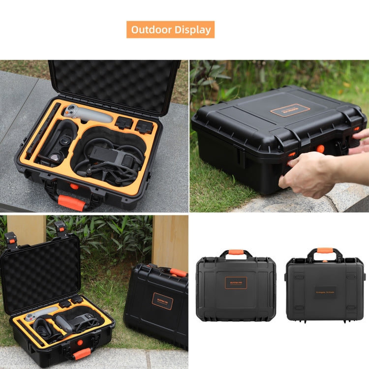 For DJI Avata Sunnylife AQX-6-U Upgraded Waterproof Shockproof Safety Carry Case Storage Bag (Black) - Cases & Bags by Sunnylife | Online Shopping UK | buy2fix