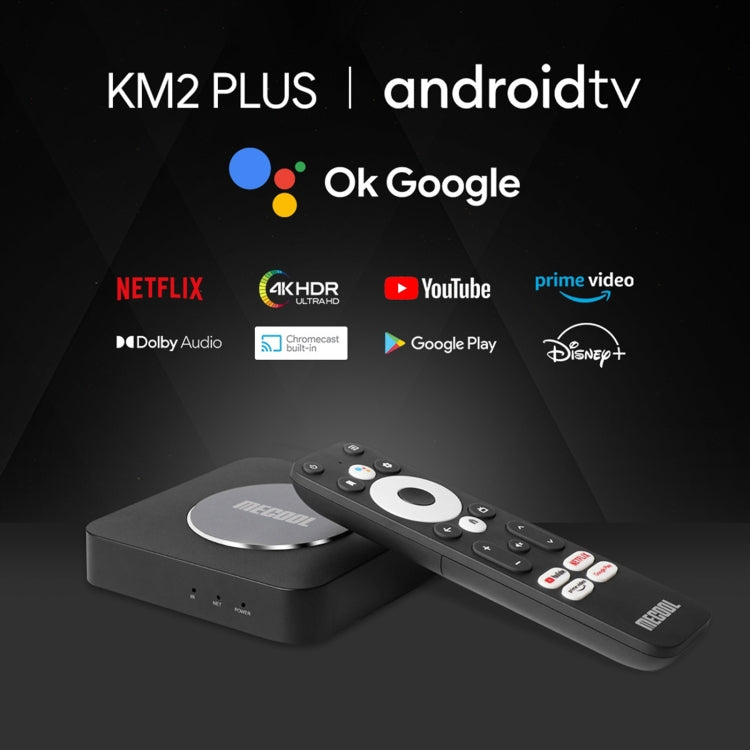 MECOOL KM2 Plus 4K Smart TV BOX Android 11.0 Media Player with Remote Control, Amlogic S905X2 Quad Core, RAM: 2GB, ROM: 16GB, US Plug - Consumer Electronics by MECOOL | Online Shopping UK | buy2fix