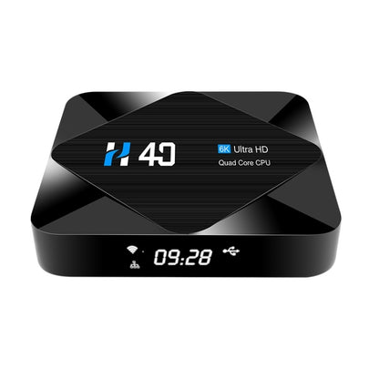 H40 4K Ultra HD Smart TV BOX Android 10.0 Media Player with Remote Control, Quad-core, RAM: 4GB, ROM: 32GB(AU Plug) - Amlogic S905 by buy2fix | Online Shopping UK | buy2fix