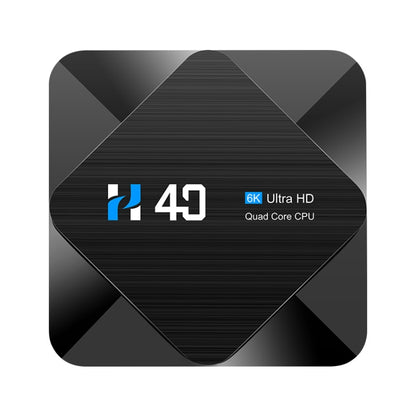 H40 4K Ultra HD Smart TV BOX Android 10.0 Media Player with Remote Control, Quad-core, RAM: 4GB, ROM: 32GB(EU Plug) - Amlogic S905 by buy2fix | Online Shopping UK | buy2fix