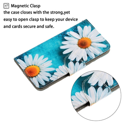 Colored Drawing Horizontal Flip Leather Case with Holder & Card Slot & Wallet For Huawei P Smart 2021 / Y7a(Chrysanthemum) - Huawei Cases by idewei | Online Shopping UK | buy2fix