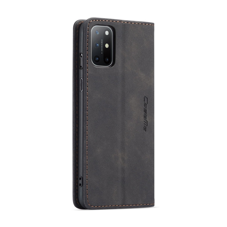 For OnePlus 8T CaseMe-013 Multifunctional Retro Frosted Horizontal Flip Leather Case with Card Slot & Holder & Wallet(Black) - OnePlus Cases by CaseMe | Online Shopping UK | buy2fix