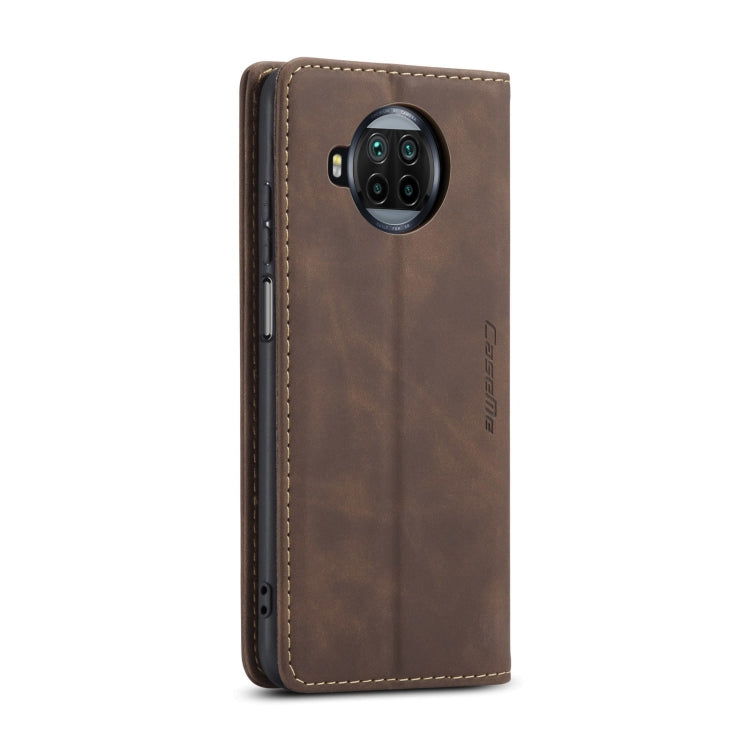 For Xiaomi Mi 10T 5G / 10T Pro 5G CaseMe-013 Multifunctional Retro Frosted Horizontal Flip Leather Case with Card Slot & Holder & Wallet(Coffee) - Xiaomi Cases by CaseMe | Online Shopping UK | buy2fix