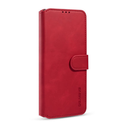 For samsung Galaxy A32 5G DG.MING Retro Oil Side Horizontal Flip Leather Case with Holder & Card Slots & Wallet(Red) - Galaxy Phone Cases by DG.MING | Online Shopping UK | buy2fix