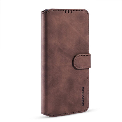 For samsung Galaxy A32 5G DG.MING Retro Oil Side Horizontal Flip Leather Case with Holder & Card Slots & Wallet(coffee) - Galaxy Phone Cases by DG.MING | Online Shopping UK | buy2fix