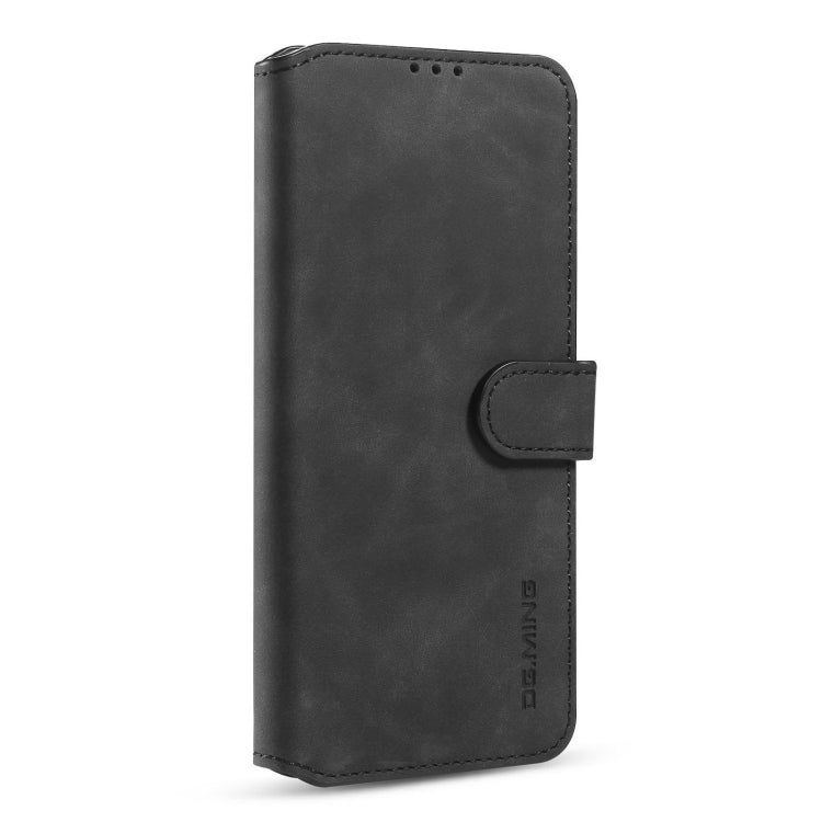 For samsung Galaxy A72 5G / 4G DG.MING Retro Oil Side Horizontal Flip Leather Case with Holder & Card Slots & Wallet(Black) - Galaxy Phone Cases by DG.MING | Online Shopping UK | buy2fix