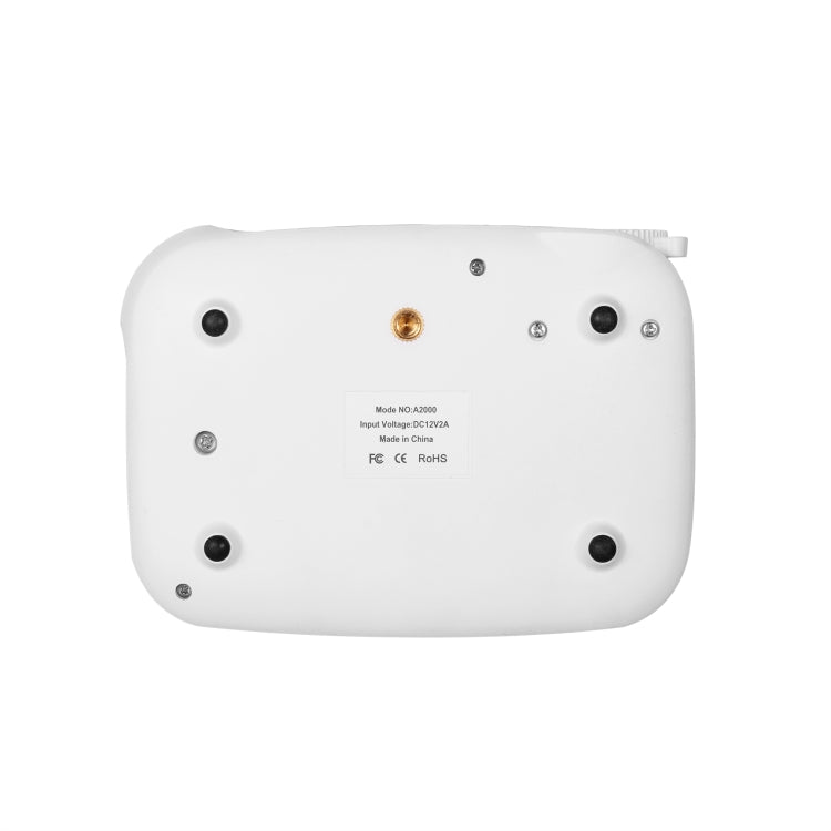 TRANSJEE A2000 320x240P 1000 ANSI Lumens Mini Home Theater HD Digital Projector, Plug Type: UK Plug(White) - Consumer Electronics by buy2fix | Online Shopping UK | buy2fix