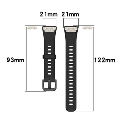 For Huawei Honor Band 6 TPU Watch Band, Size: One Size(Midnight Blue) - Smart Wear by buy2fix | Online Shopping UK | buy2fix