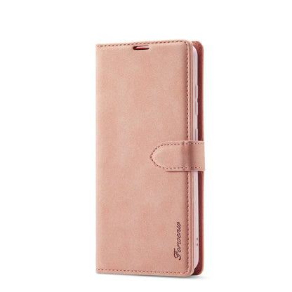 For Samsung Galaxy A52 5G/4G Forwenw F1 Series Matte Strong Magnetism Horizontal Flip Leather Case with Holder & Card Slots & Wallet & Photo Frame(Rose Gold) - Galaxy Phone Cases by Forwenw | Online Shopping UK | buy2fix