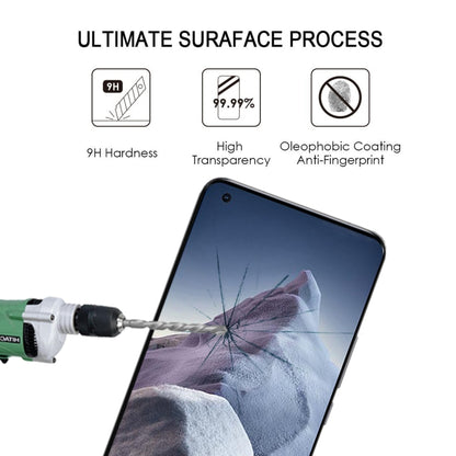 For Xiaomi Mi 11 Ultra Full Glue 9H HD 3D Curved Edge Tempered Glass Film(Black) -  by buy2fix | Online Shopping UK | buy2fix