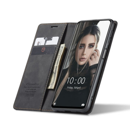 For Xiaomi Redmi Note 10 4G / Note 10s CaseMe 013 Multifunctional Horizontal Flip Leather Case with Holder & Card Slot & Wallet(Black) - Xiaomi Cases by CaseMe | Online Shopping UK | buy2fix