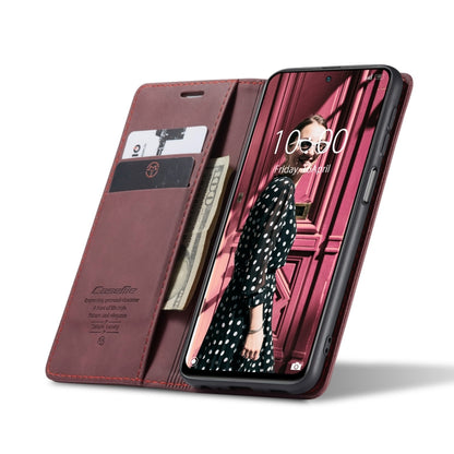 For Xiaomi Redmi Note 10 4G / Note 10s CaseMe 013 Multifunctional Horizontal Flip Leather Case with Holder & Card Slot & Wallet(Wine Red) - Xiaomi Cases by CaseMe | Online Shopping UK | buy2fix