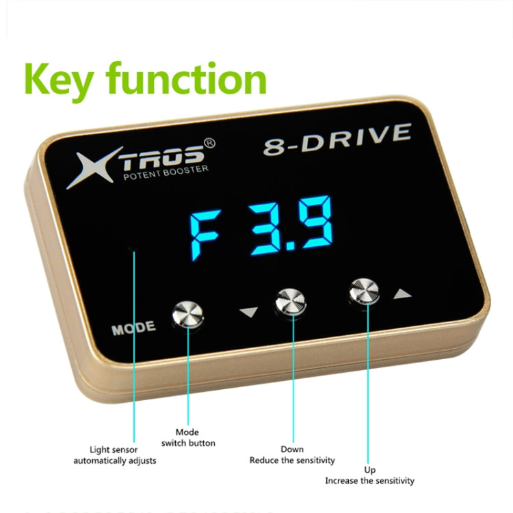 For Audi A3 2013- TROS 8-Drive Potent Booster Electronic Throttle Controller Speed Booster - In Car by TROS | Online Shopping UK | buy2fix