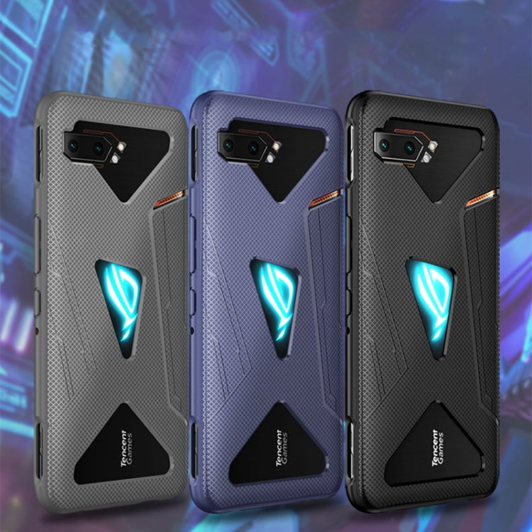 For Asus ROG Phone II TPU Cooling Gaming Phone All-inclusive Shockproof Case(Black) - Mobile Accessories by buy2fix | Online Shopping UK | buy2fix