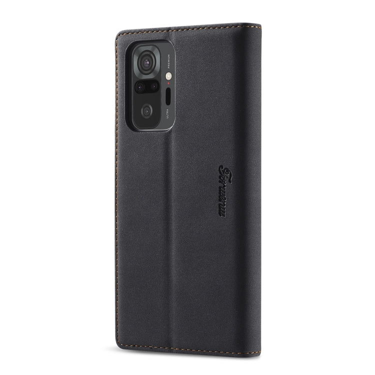 For Xiaomi Poco F3 Forwenw F1 Series Matte Strong Magnetism Horizontal Flip Leather Case with Holder & Card Slots & Wallet & Photo Frame(Black) - Xiaomi Cases by Forwenw | Online Shopping UK | buy2fix