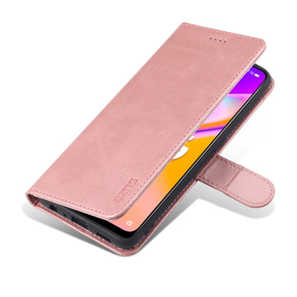 For OPPO A94 5G / A95 5G / Reno5Z 5G / F19 Pro+ AZNS Skin Feel Calf Texture Horizontal Flip Leather Case with Card Slots & Holder & Wallet(Rose Gold) - OPPO Cases by AZNS | Online Shopping UK | buy2fix