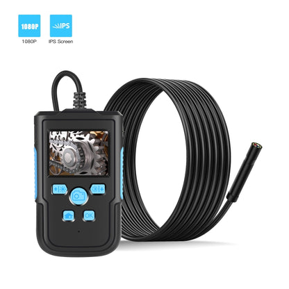 P60B 8mm 1080P 2.4 inch IPS Screen IP68 Waterproof HD Digital Endoscope, Length:10m Hard Cable - Consumer Electronics by buy2fix | Online Shopping UK | buy2fix