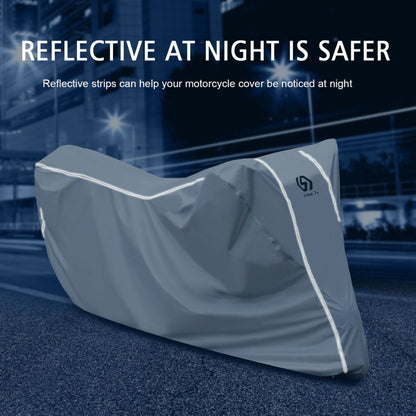 WUPP CS-1410B4 Motorcycle Thickened Oxford Cloth All-inclusive Waterproof Sun-proof Protective Cover, Size:XL(Silver) - In Car by WUPP | Online Shopping UK | buy2fix