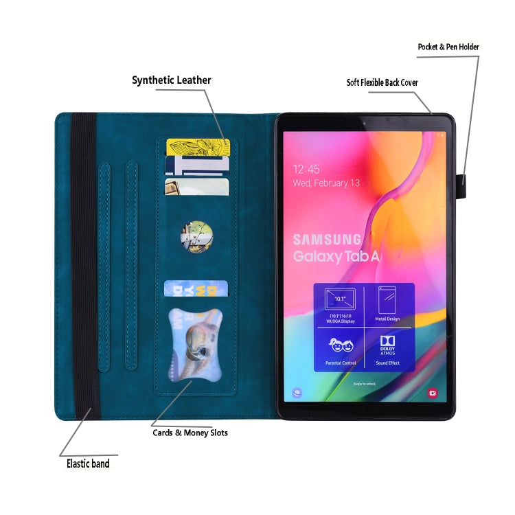 For iPad Mini 5 / 4 / 3 / 2 / 1 Business Shockproof Horizontal Flip Leather Case with Holder & Card Slots & Photo Frame & Pen Slot & Sleep / Wake-up Function(Blue) - iPad Mini 4 & 3 & 2 & 1 Cases by buy2fix | Online Shopping UK | buy2fix