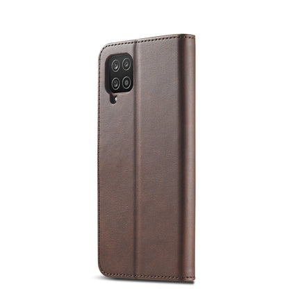 For Samsung Galaxy A22 4G LC.IMEEKE Calf Texture Horizontal Flip Leather Case with Holder & Card Slots & Wallet(Brown) - Galaxy Phone Cases by LC.IMEEKE | Online Shopping UK | buy2fix