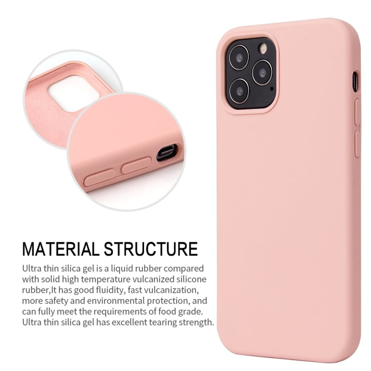 For iPhone 13 Pro Solid Color Liquid Silicone Shockproof Protective Case (White) - iPhone 13 Pro Cases by buy2fix | Online Shopping UK | buy2fix