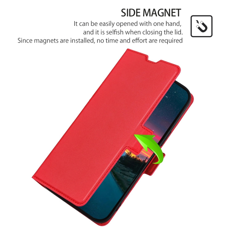 Ultra-thin Voltage Side Buckle PU + TPU Horizontal Flip Leather Case with Holder & Card Slot For iPhone 11 Pro Max(Red) - iPhone 11 Pro Max Cases by buy2fix | Online Shopping UK | buy2fix