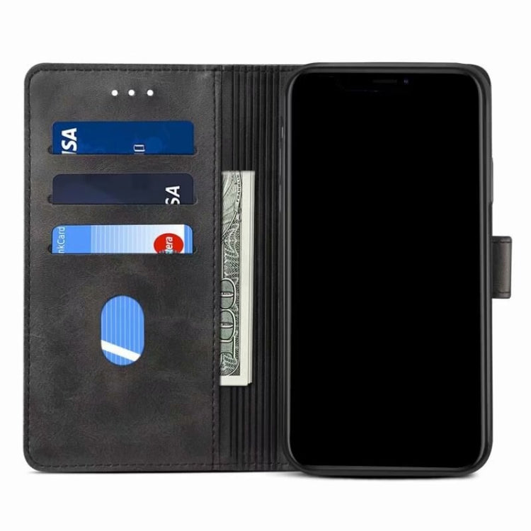 For Samsung Galaxy S21 5G GUSSIM Business Style Horizontal Flip Leather Case with Holder & Card Slots & Wallet(Black) - Galaxy S21 5G Cases by GUSSIM | Online Shopping UK | buy2fix